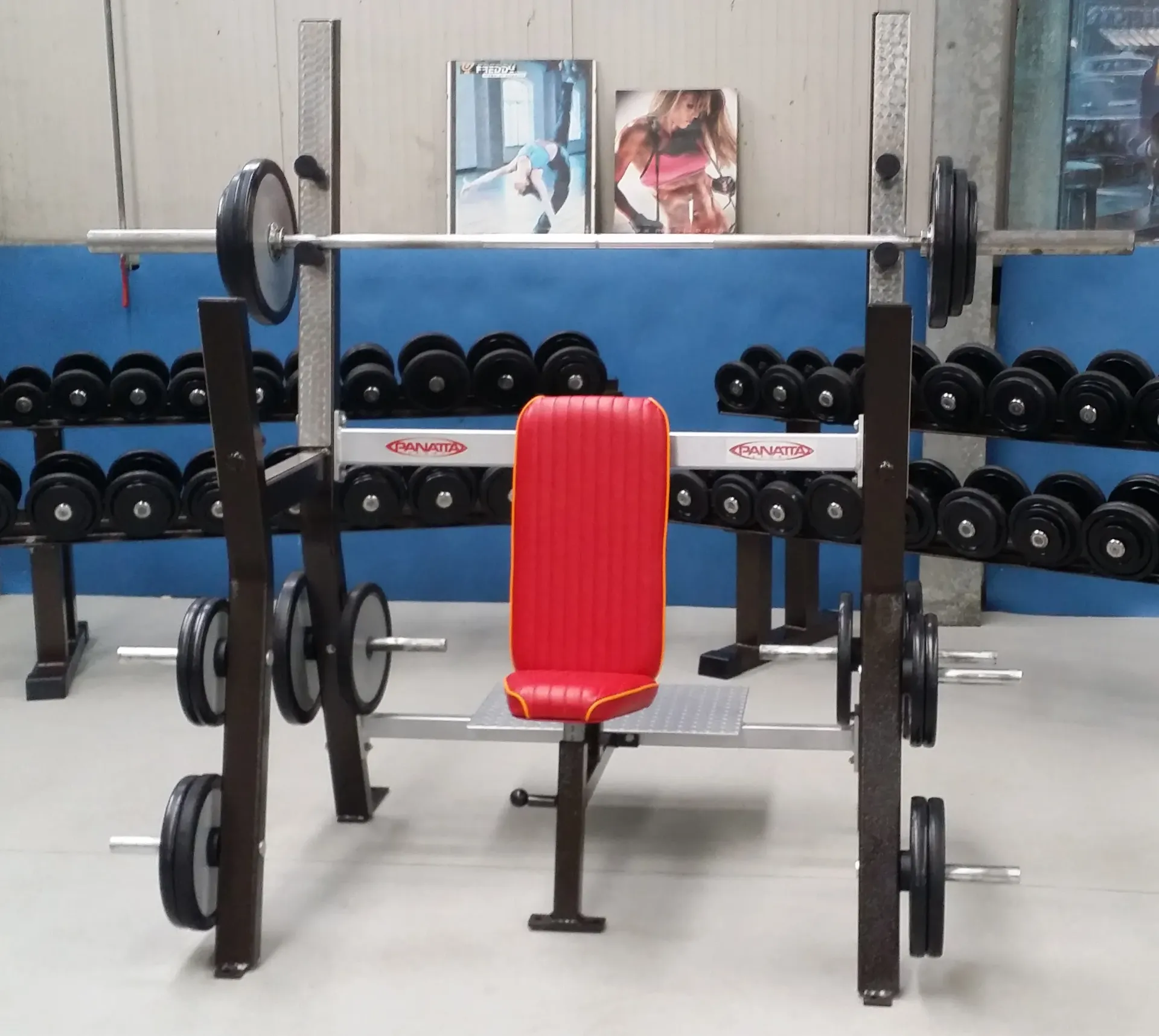 Olympic Military Bench Free Weight F2 (Rosso)